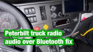 Peterbilt Radio Bluetooth Fix no Sound During Phone Calls Easy Solution