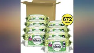 Cottonelle GentlePlus Flushable Wet Wipes with Aloe & Vitamin E Flip-Top Packs - 16 review