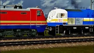 Loco Failed of Pallavan Superfast express || Rescue By WDP4D in Indian Train Simulator