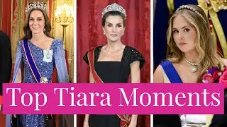 2025 Top Tiara Moments - Kate in Oriental Circlet Tiara, Princess Amalia Tiara Love, Louvre Robbery