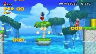 NSMBU Custom Level - High Skies at Fuzzy Beach