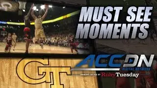 GT's Tadric Jackson Hangs In Air For Punishing Dunk | ACC Must See Moment