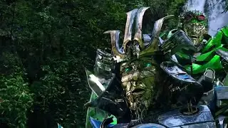 Optimus Prime vs Iron Dinosaur  .Transformer 4