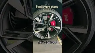 285/30R22 Pirelli PZero Winter #car #automobile #work #audi #rs6 #gomme #pirelli #tool #viral