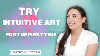 Try Intuitive Art with an Easy 3 Step Process. Creative Compass Art with Aimee Blair