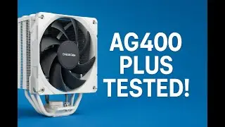 Deepcool AG400 Plus Review - Decent CPU Cooler in Budget!