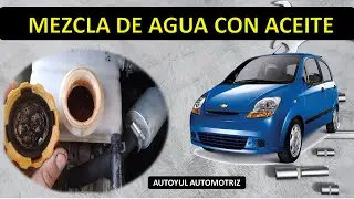 MEZCLA DE AGUA CON ACEITE Y BAJA COMPRESIÓN VEHÍCULO CHEVROLET SPARK LITE.