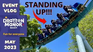 The SECRET TO MAKING FRIENDS in the Theme Park Community | Drayton Manor Madness Vlog | May 2023