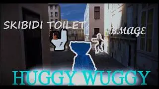 Huggy Wuggy 3rd person, SkibidiToilet running away from Bmage-Menedell #huggywuggy #skibiditoilet