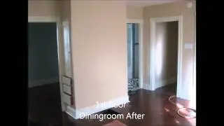 78 Chestnut 1st floor before and after