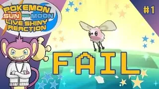 BIGGEST SHINY FAIL EVER!? POKEMON SUN AND MOON LIVE SHINY CUTIEFLY! Shiny #1