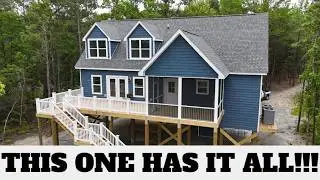 LUXURIOUS Modular Beach House!!! Floor Plan: Traditional Salem Cape. Built in Carteret County, NC.