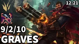 Graves Jungle vs Kindred - KR Master | Patch 12.21