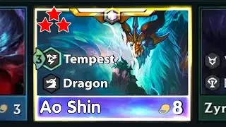 *World First* 8-Cost 3-Star Ao Shin⭐⭐⭐