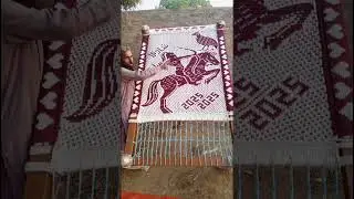 Awesome charpai design #charpai #charpaidesign #charpai_sindhi_culture #howtomakecharpai