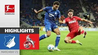 Hoffenheim Save Point in Overtime | TSG Hoffenheim - 1. FC K&ouml;ln | Highlights | MD 21 Bundesliga 2324
