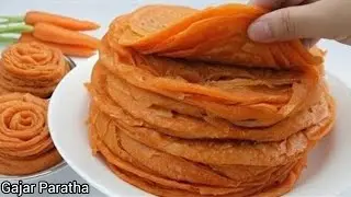 गाजर न खाने वाले भी रोज़ किलो किलो गाजर खरीदेंगे | गाजर पराठा बनाने का सबसे आसान 'नया खास तरीका'