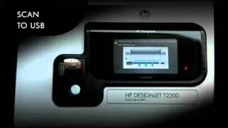 HP Designjet T2300 eMFP Touchscreen overview