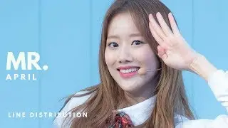 APRIL 에이프릴  - MR. 미스터(COVER) || Line Distribution
