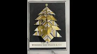 Cozy Christmas Craft Along - Project #9 - 3D Christmas Tree card @CraftwithRo