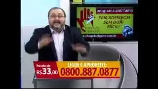 Merchan na Record do Chega de Cigarro com Alexandre Mota dia 19 10 15