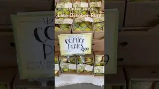 Конец октября от Trader Joe! Груши и другие сезонные товары от Harry & David Comice!