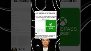 The website to cancel XBox Game Pass subscriptions has overloaded. This is after the news that the