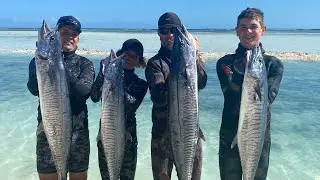 Father and Son Mackerel Mission (Spearfishing) (Spanish Mackerel) (490 Dory)