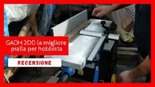G&uuml;de GADH 200 migliore pialla filo spessore per hobbista #G&uuml;de #faidate #recensione #falegnameria
