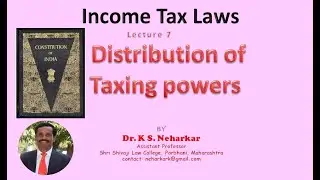 Distribution of Taxing Powers