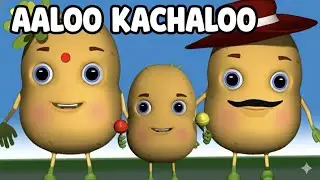 Aloo Kachaloo Beta Kahan Gaye They | आलू कचालू | Hindi Baby Poem - Rhymes For Kids and Toddlers| 