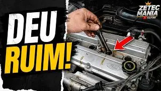 Escort Zetec 1.8 16V,Só  Troca velas de ignição e cabos?, sempre tem surpresa !