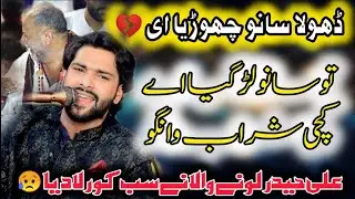 dhola sanu chorya hai || asan dhola tenu rakhya || ali haider live 2024 || darbar pir agha jaan