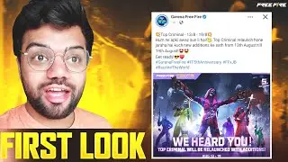 FIRST LOOK OF TOP NEON CRIMINAL | RED CRIMINAL RETURN OFFICIAL NEWS | Rufe Bhai FF