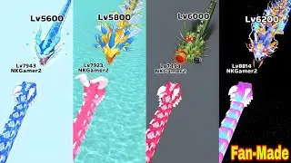 Snake Clash.io 🐍 INSANE Boss Battles! | Level 5600 ➝ 6200 ⚡ 999% Max Snake Power 🔥