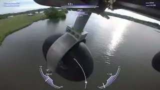 Zenith 801 custom nose fork for Alaska bush wheel - flight test