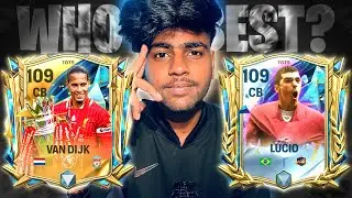 TOTS Lucio vs  UTOTS Van Dijk Full Comparison &ndash; Who&rsquo;s the Better Defender? | EAFC MOBILE |ARYANPlays