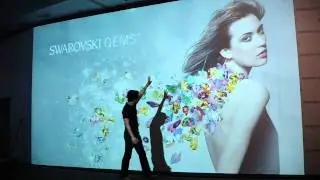 Swarovski Gems | interactive sparkling wall