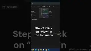 How to show hidden files in Windows 11 #windows #tech #computer #pc #microsoft #tutorial  #laptop