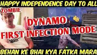 DYNAMO First PUBG Mobile Infection Zombie Mode Gameplay | Dynamo Gaming Independence Day Special