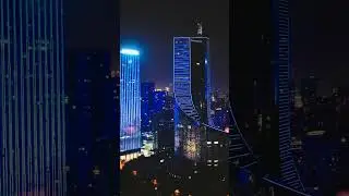 Hefei at Night | Breathtaking Aerial Drone Tour. #travel#Explore#China4k