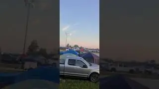 Sunrise Over Boots And Hearts 2022 Barrie Ontario Tent Camping Area Country Music Festival