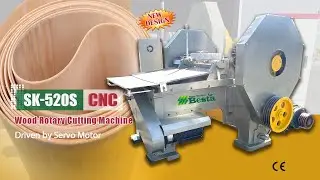 High Precision Card Servo Wood Rotary Cutting Machine Video (Latest Design) CNC Type