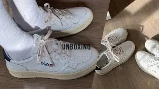 사이즈 고민 중이라면 이 영상으로 해결, 오트리 메달리스트 소가죽 스니커즈 언박싱 | UNBOXING