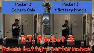 DJI Osmo Pocket 3 — срок службы аккумулятора и зарядка