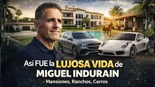 Asi FUE la LUJOSA VIDA de Miguel Indurain - Mansiones, Ranchos, Carros