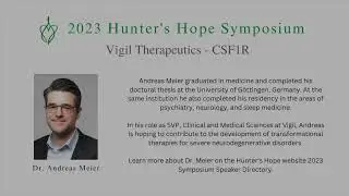Vigil Therapeutics CFS1R by Dr. Andreas Meier