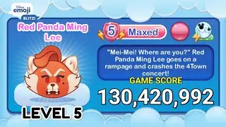 Disney Emoji Blitz RED PANDA MING LEE (L5) - Turning Red - Exclusive Story - v53