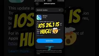 Обновление iOS 26.1 на iPhone SE &mdash; ОГРОМНОЕ! 🤯🔥