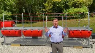 Large Debris Waterway Barrier - BB20 Barrier w/ Walkway